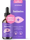 JoySpring Herbal Libido Support for Women - Horyt Weed ו- Ashwagandha Liquid Drops - Maca Root, Fenugreek, ו- Red גינזנג לבריאות ו Vitality