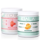 Kiala Nutrition Super Greens, אורגני ירקות אבקה, Spirulina & Chlorella Superfood, Sugar & Gluten חינם טבעוני, Spectra Band, Watermelon & טרופי Slush 2 Pack