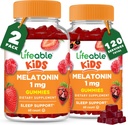 מלאטונין 1 מ"ג | Great Tasting Melatonin Gummies Kids |ten Glu Vegetarian GMO-Free Chewable