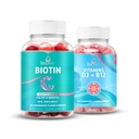 BeLive Biotin ו- Multivitamin D3 & B12 Bundle עבור צמיחת שיער, עור בריא וציפורים, שיפור העצמות וכוח השרירים, בריאות הלבה ואנרגיה
