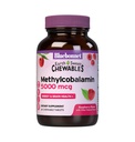Bluebonnet Nutrition Earth Sweet Methyhydrobalamin 5,000 mcg Active Coenzyme Form של ויטמין B12 תומך באנרגיה Boost & Metabolism - טבעוני, Gluten-Free - Raspberry Flavor - 60 טבליות צ'וות