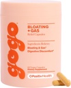 O Positiv GOGO Bloating & Gas Digestive Relief - Enzymes for Bloating Relief & Water Retention - תוספי גז עם Bromelain, ג'ינג'ר Root, & Milk Thistle - 30 משרתים (Pack of 1)