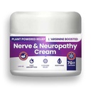קרם עצבי ונוירופתיה - Plant Powered Relief for Foot, Hands, Legs, Toes כולל 7 גרם של L'Arginine; ויטמין B6, Arnica, Aloe -2.82oz