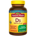 הטבע עשה ויטמין D3 1000 IU (25 mcg), ויטמין D עבור העצם, שיניים, שריר ותמיכה בריאות החיסון, 300 טבליות, 300 יום אספקה