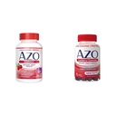 AZO Cranberry Urinary Tract בריאות תוסף Softgels & חניכיים, 1 Softgel / gummy = 1 Glass Cranberry Juice, Sugar Free, non-GMO, 100 Softgels & 72 מסטיקנים