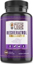 Trans-Resveratrol with Antioxidants 180 קפסולות עם Acai ברי, Grape Seed, ו- Green Tea Leaf Extract, 1450mg.