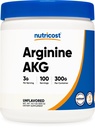 אבקת AKG300 גרמים (AAKG) - 3G Per Serve & 100 משרתים - Pure Arginine Alpha Ketoglutarateate