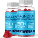 חניכיים שינה עם Magnesium Glycinate, Melatonin, Ashwagandha, Lavender - תוספת כוח שינה תמיכה חניכיים, מגנזיום ו- Melatonin, 120 ספירה, 2 חודשים אספקה