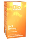 תזונה ביולוגית D3 12000 Iu Vegi-Caps, 50 Count