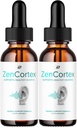 ZenCortex Tinnitus אוזניים טיפות - ZenCortex 24, Zen Cortex נוזל טיפות, ZenCortex ביקורות, ZenCortex טיפות עבור ארוחת אוזניים (2 Pack - 2 חודשים אספקה)