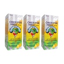 3 CHERIFER Forte Syrup w/Taurine & Double Chlorella Growth Factor + Zinc 120 מ"ל