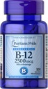 ויטמין הגאווה של Puritan B-12 2500 mcg Microlozenges, 100 Count