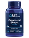 Life Extension Grapeseed Extract, ויטמין C, Calcium, resveratrol, polyphenols, Cardiovascular Health, נוגד חמצון, Gluten-Free, non-GMO, Vegetarian, 60 קפסולות