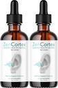 LIVORKA ZenCortex Drops, תוספת נוזלית לבריאות האוזן, תומך שמיעה בריאה, 2 בקבוקים במשך 60 ימים - חבילה של 2