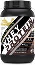 חלבון שרירי מדהים Whey חלבון Isolate & Concentrate תוסף | קוקוס פלאמור | 25 G | 2 Lb (0.90 Kg) | Non-GMO | Gluten-Free | Made in USA