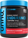 Nuun hydrotion Endurance אבקת, Strawberry Lemonade + Caffeine, Workout Support, 5 אלקטרוליטים חיוניים עבור הידרציה + Carbohydrates, טבעוני, non-GMO, (16 משרתים - Canister)