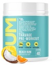 אבקת RAW Pre Workout, Thavage (Beach Bum) - כריס Bumstead Sports Nutrition תוסף עבור גברים ונשים - Cbum Pre עבודהout for Work Out, Hydration, Mental Focus & Energy - 40 משרתים