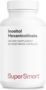 סופר חכם - Inositol Hexanicotinate 1500 מ"ג ליום (חוזק גבוה Niacin Flush חינם) - שיפור ויטמין B3 | Non-GMO & Gluten חינם - 90 קפסולות צמחוניות