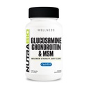 NutraBio Glucosamine Chondroitin & OptiMSM תוסף, Joint Support Formula - 120 קפסולות (120 Count)