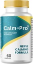 Calmpro5 Nerve קפסולות, 2025 שדרג 60 Count Calmpro 5 תוספי מזון טבעיים, לחנך Fatigue, No Artificial Preservatives, No Milk