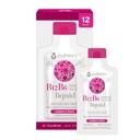 Youtheory ויטמין B12 B6, Daily Energy and Brain Support Supplement, נוזל Raspberry Flavor, 12 - 1oz Single Service Packets