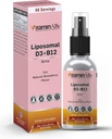 ויטמין נוזלי Liposomal נוזלי D3 + ויטמין B12 Spray | 2 חודשים אספקה 1 oz