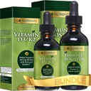Go Foodsents נוזל ויטמין D3 טיפות + Immune Booster - מתחים עונתיים קרביים ו Stimulate your Immune System