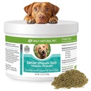 Only Natural Pet Senior Ultimate Daily Canine Vitamin Supplement for Dogs Complete Holistic Health Support - Made in USA, 5.3 oz Turkey Flavored Powder