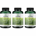 Swanson Sting Nettle Leaf (Urtica Dioica) - תוספת צמחית לקידום התמיכה הבריאות של Urinary Tract & Respiratory - May Support Healthy Fluid Balance - (120 קפסולות) (3 Pack)