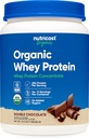 מזונות אורגניים Whey חלבון ריכוז, שוקולד כפול פלצבו, (1LB) - Gluten-Free, non-GMO