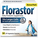 פלורטור יומי Probiotic תוספת לנשים וגברים, פרובנס לתמיכה בבריאות העיכול, Saccharomyces Boulardii CNCM I-745 (50 קפסולות)