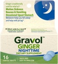 Gravolgin Nighttime Tablet for Upset Stomach & Nausea, 16ct with Melatonin