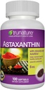 Generic trunatur Astaxanthin 6 מ"ג - משפר את העור אלסטיליות, Moisture, Texture ו Tone - 100 Softgels