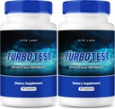 גלולת גלולות דיאטה עבור גברים, TurboTest קפסולות עבור גוף בריא יותר, TurboTest כוח פורמולה, TurboTest Advanced תוסף ביקורות (120 קפסולות) (Pack of 2)
