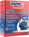 טיפול מהיר להקלה Re Deluxesable Hot and Cold Compress - Small Heat Pack for Elbow, Knee & Joint Pain with Fitable, Freeze או מיקרוגל
