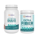 Reignite Wellness by JJ Virgin Chocolate Paleo All-in-One Shake ו-Extra סיבים