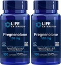 תוחלת החיים Pregnenolone 100 Mg 100 Caps 2Pack (200 Count)