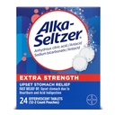 Alka-Seltzer Efferscent תוספת כוח - 24 טבליות, Pack של 3