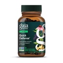 גאיה Herbs Quick Defense - Fast-Acting Immune Support Supplement* - Echinacea, Black Elderberry, ג'ינג'ר אנדורוגרף - 40 טבעוני נוזלי Phyto-Capsules (4-Day Supply)