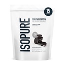 Isopure Zero Carb 100% Pure Whey Isolate אבקת חלבון, Lactose חינם, Gluten חינם, עם ויטמינים, קובצי Cookie & Cream, 25g חלבון Per לשרת, 1 Lb, 15 משרתים (Packaging May Vary)