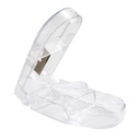 Apex Pill Splitter with Double Beveled Cutting Blade Pill Cutter for Small Pills Big Pills and Tablets Cut Pills in half Easily, 1 Count