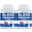 [2-Bottle Value Pack] Longevity Blood Pressure Formula - שגובשה באופן זמני עם הותורן ו-12+ איכות כל הצלעות הטבעיות