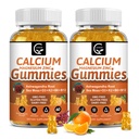 1200mg Calcium חניכיים עם ויטמין D3,K2,B12 & B6 - Plant Complex Calcium Magnesium תוספת עם Glycinate,Potassium,Sea Mos,Ashwagandha Root for העצם & שיניים כוח, שריר & Immune-2 Pack