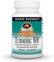 Source Naturals Turmeric, תומך בתגובה בריאה של הגוף *, 500 מ"ג - 60 טבליות