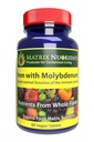 ברזל עם Molybdenum - Immune and Stress Support, ANTIOXIDANT Health, Assists with cell growth - 100% אורגני - טבליות טבעוניות (60ct)