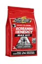 Screamin Energy Max Hit - אנרגיה מטילה כוח נוסף עם ג'ינסנג וקפאין - 100% B-1, B-2, B-3, B-6, B-7 ו- B12 קפה Mocha, 24 Count Count