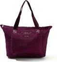 Baggallini לשאת את הרחבה של Light Weight Travel tote 22" Packable Folding Compact ניילון Washable Weekender w/Luggage