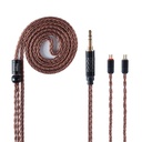 YINYOO אוזני החלפת כבל 16 Cores Single Crystal Copper Cable Earphone Cable עבור kz zst zs10-pro Zsn-pro-x-pro z10-pro-x dqs cca CRA c10 c12(2pins, 3.5mm ג')