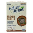 Now Foods, BetterStevia French Vanilla Granulated Packets Zero-Calorie Sweetener, Keto Friendly, מתאים לדייבטיקה, No Erythritol 75 Count