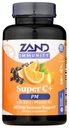 Zand Immunity Super C+ PM, Nighttime Immune Support Plus Melatonin, 1000mg PureWay-C ויטמין C, Zinc, D3 & Elderberry, Enhanced Absorption - 60 טבליות, 30 משרתים